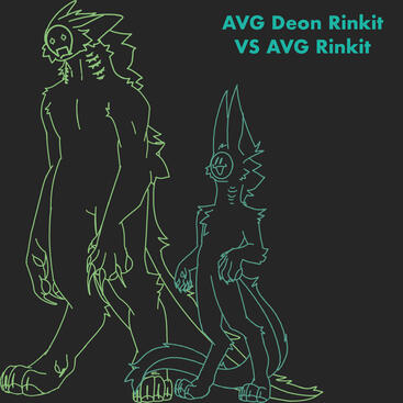 Deon rinkits have “fanged” faceplates, flared gills, and larger manes. They range from 10 ft (304 cm) to 15 ft (457 cm) and 900 (408 kg) to 2000 (907 kg) lbs. Their faceplates turn to a chitin-like material and their eyes are exposed.