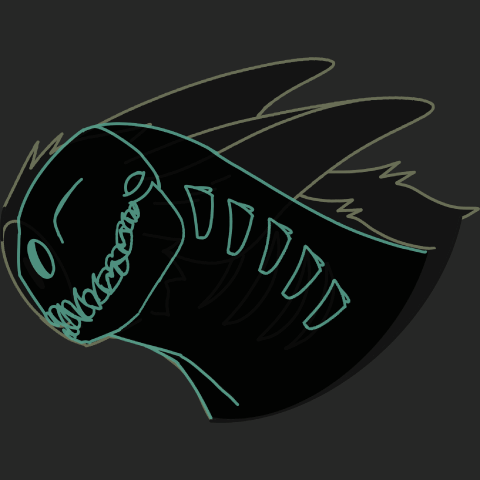 Skull and Neck Muscle Reference. Rinkits have gills lining their necks that allow for them to smell. They also have at least two rows of teeth, the outermost row being carnivore aligned and the innermost row being herbivore aligned.