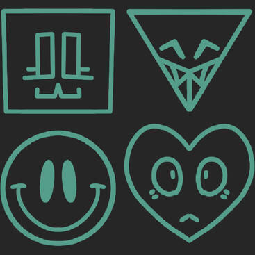 A Rinkit’s faceplate can be any simple shape.